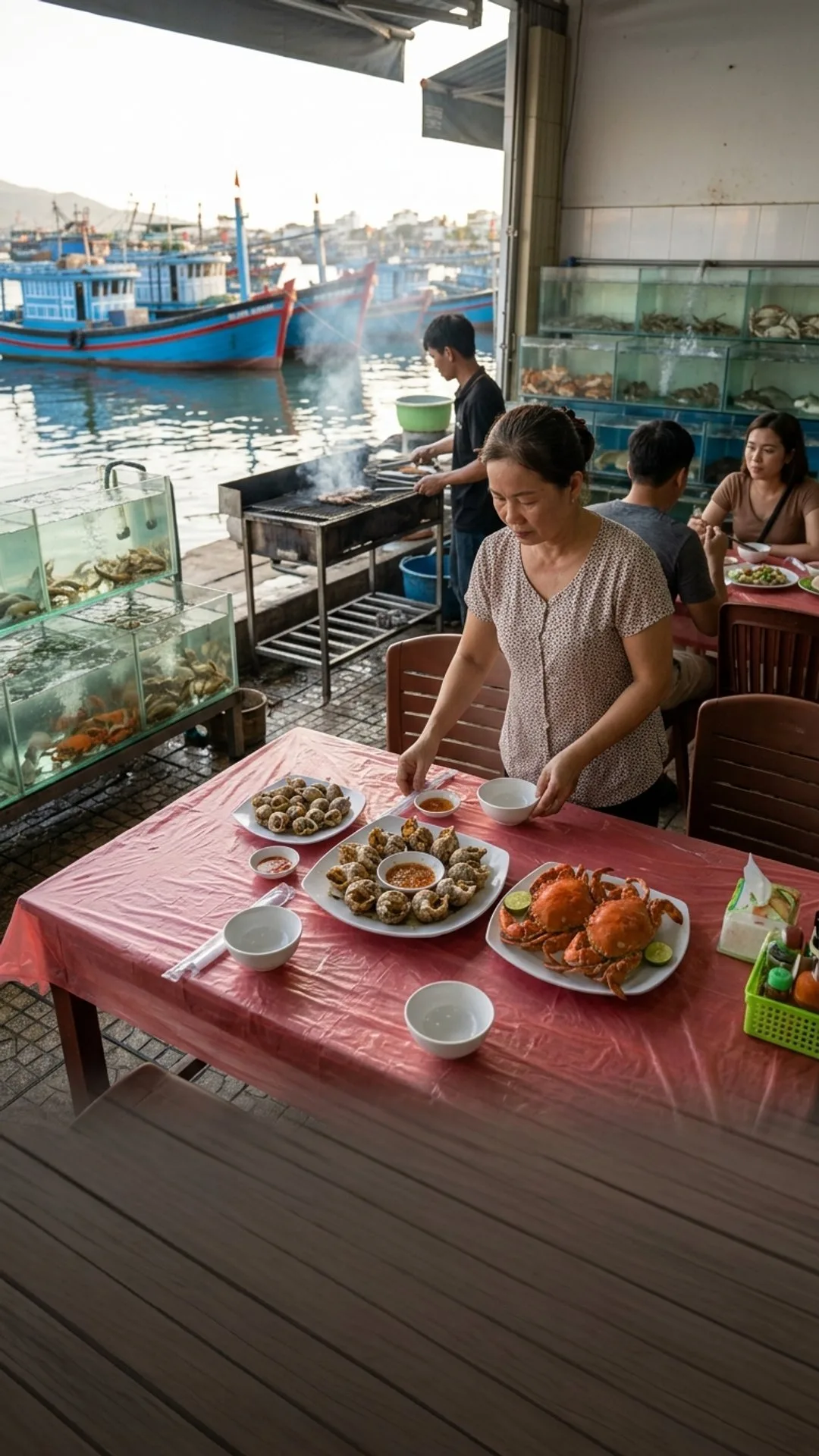 ลางจ่าย ไห่ซัน (ร้านอาหารทะเลหมู่บ้านชาวประมง)