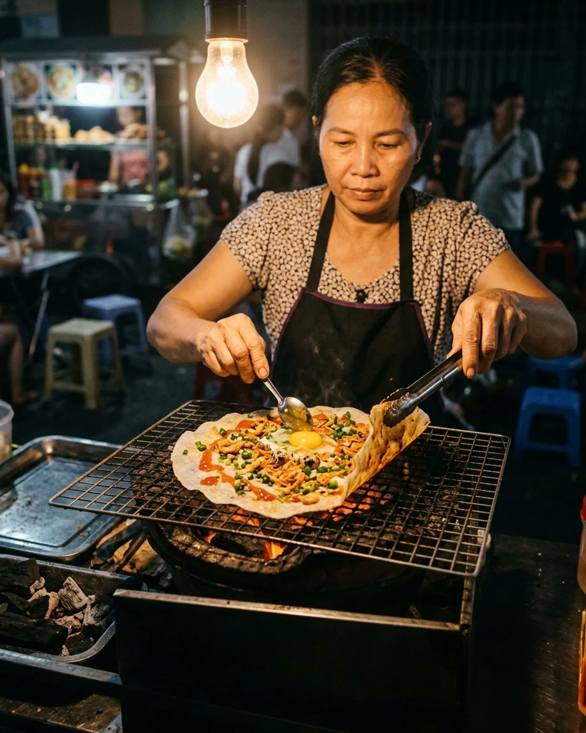 Quán bánh tráng nướng