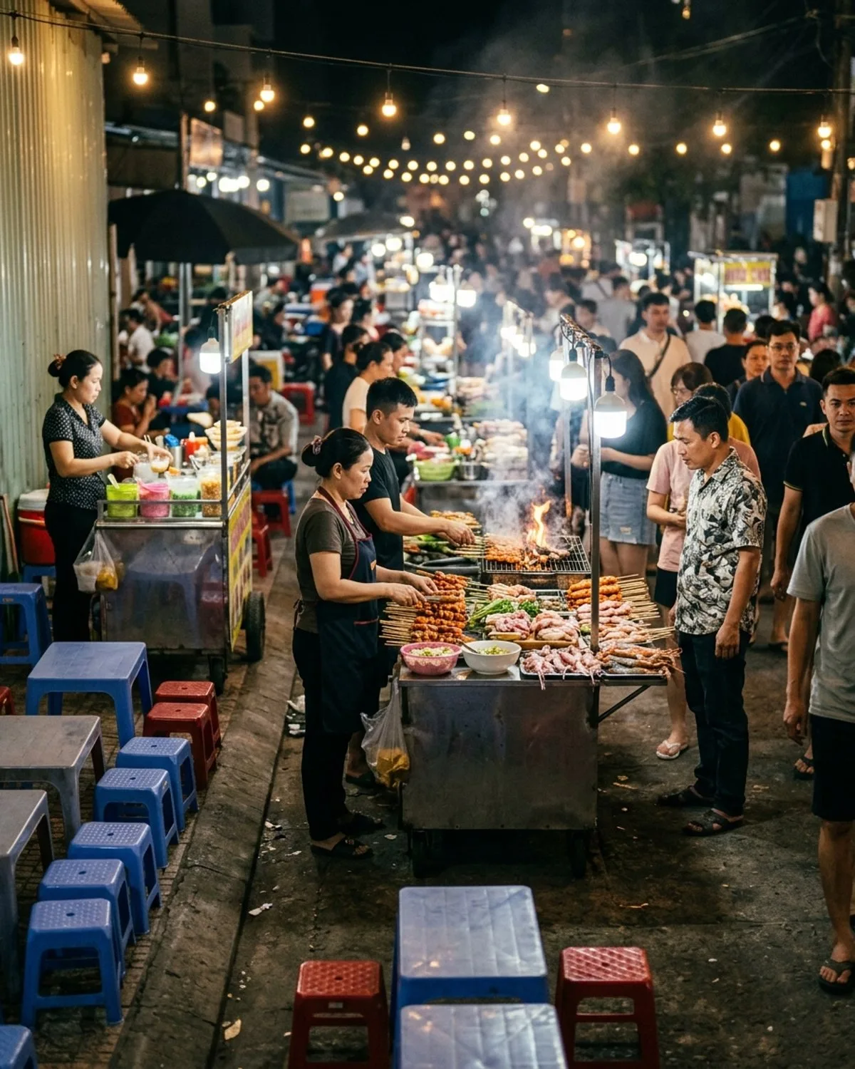 ตลาดกลางคืนอานเทือง